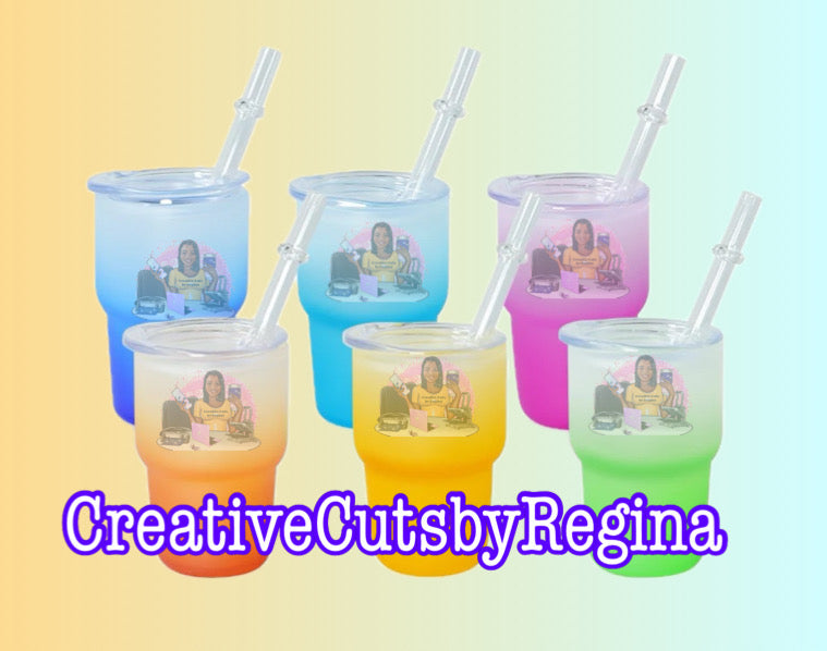 Ombre Frost Shot Glass