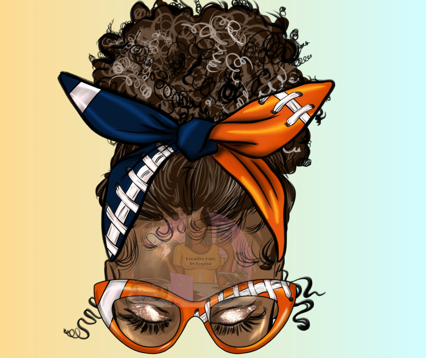 Blue_Orange messybun