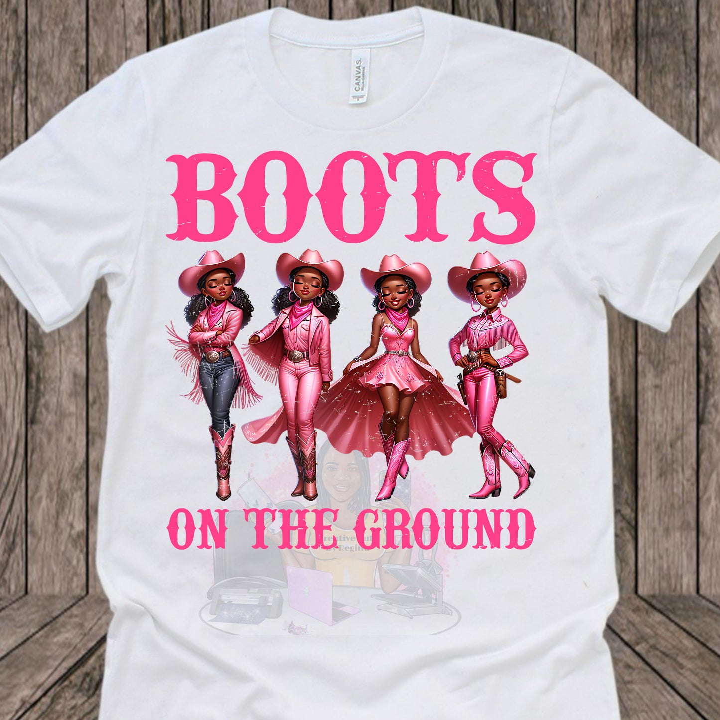 Boots on the ground_pink