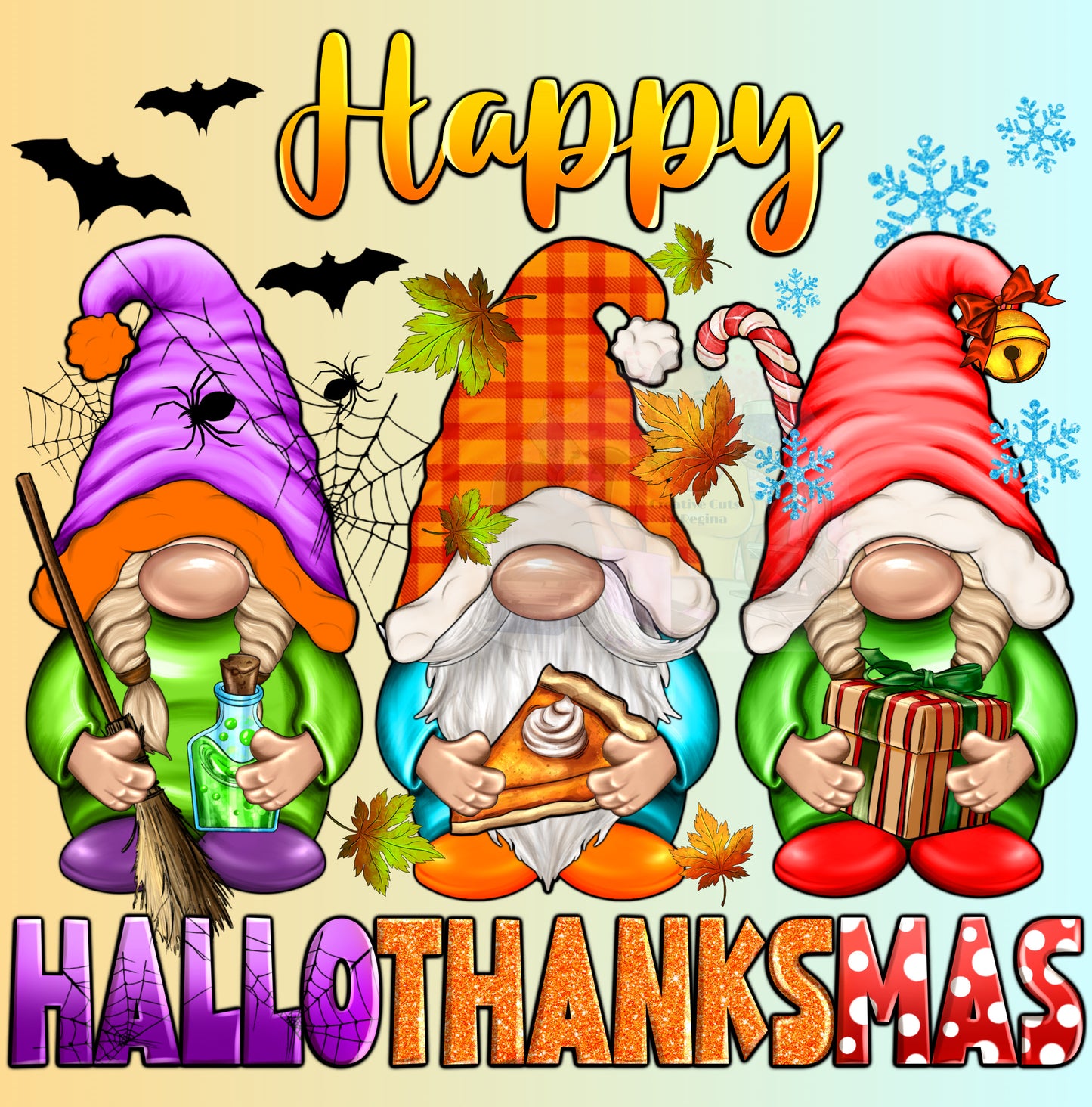 HalloThanksMas Gnomes