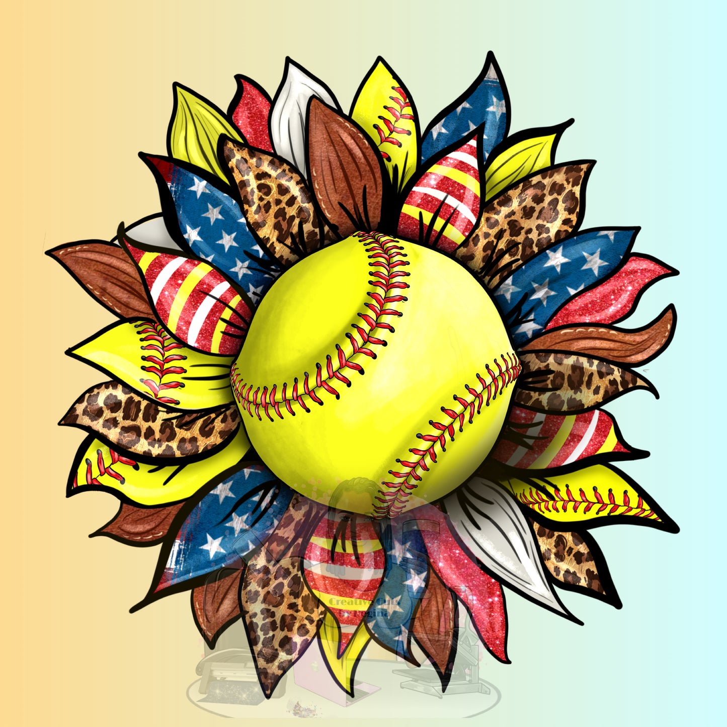 Baseball Wreath