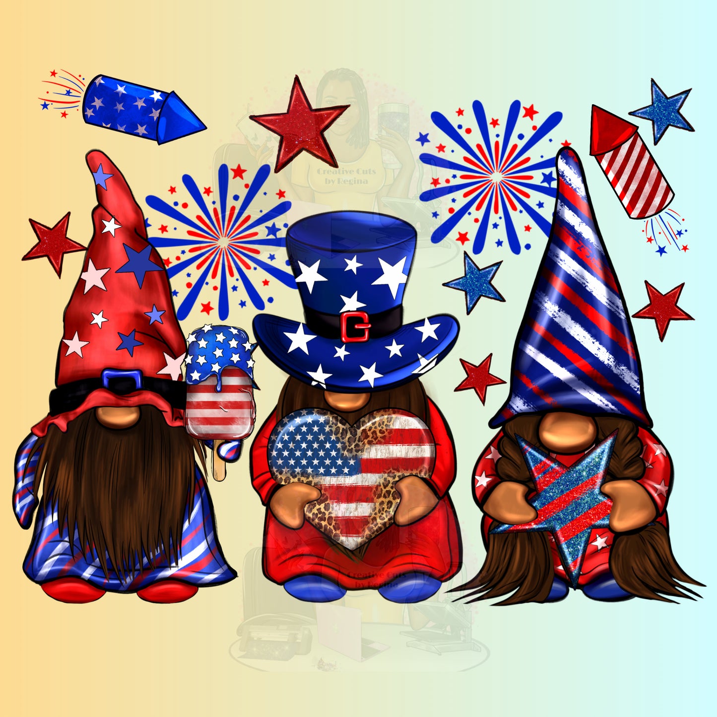 Sparkle Black Gnomes