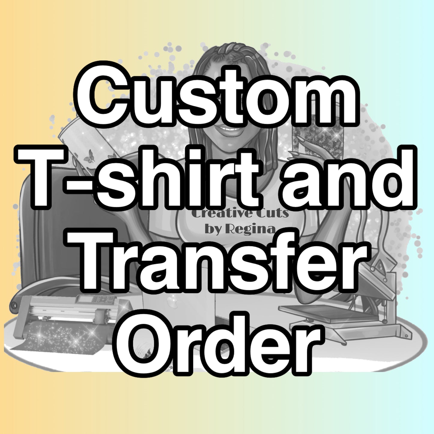 Youth Custom T Shirt or Transfer Form