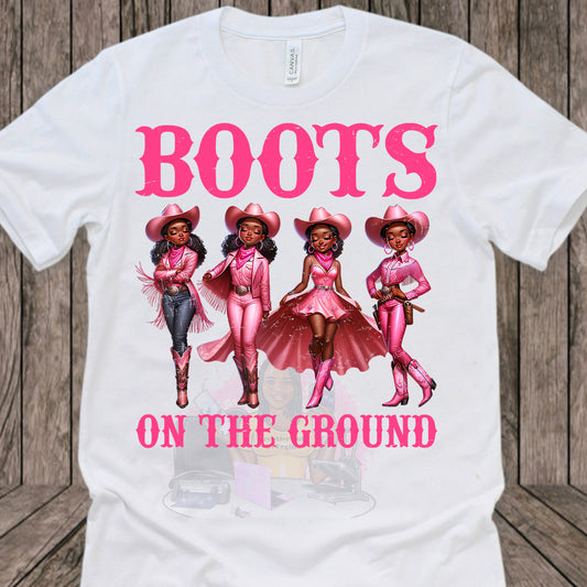 Boots on the ground_pink