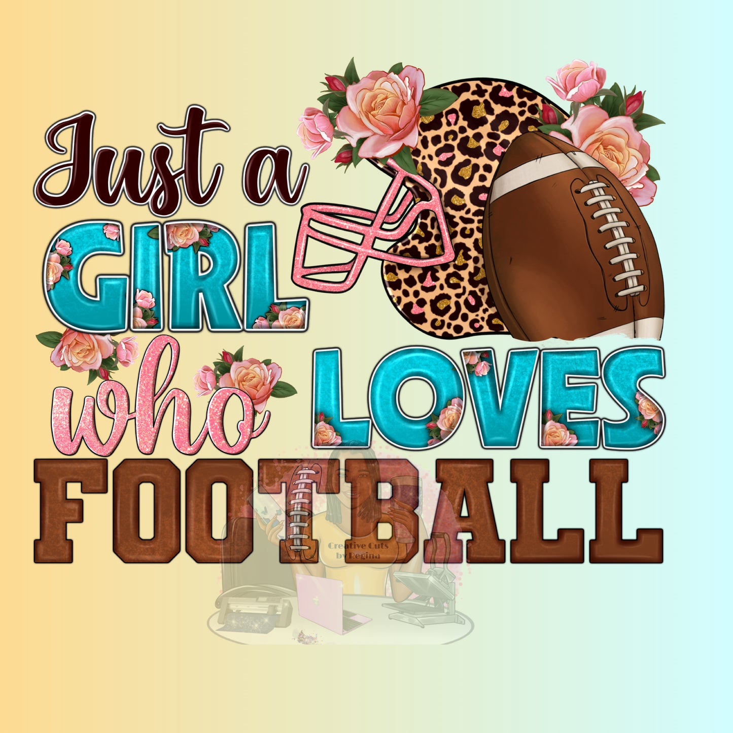 Girl Loves Football