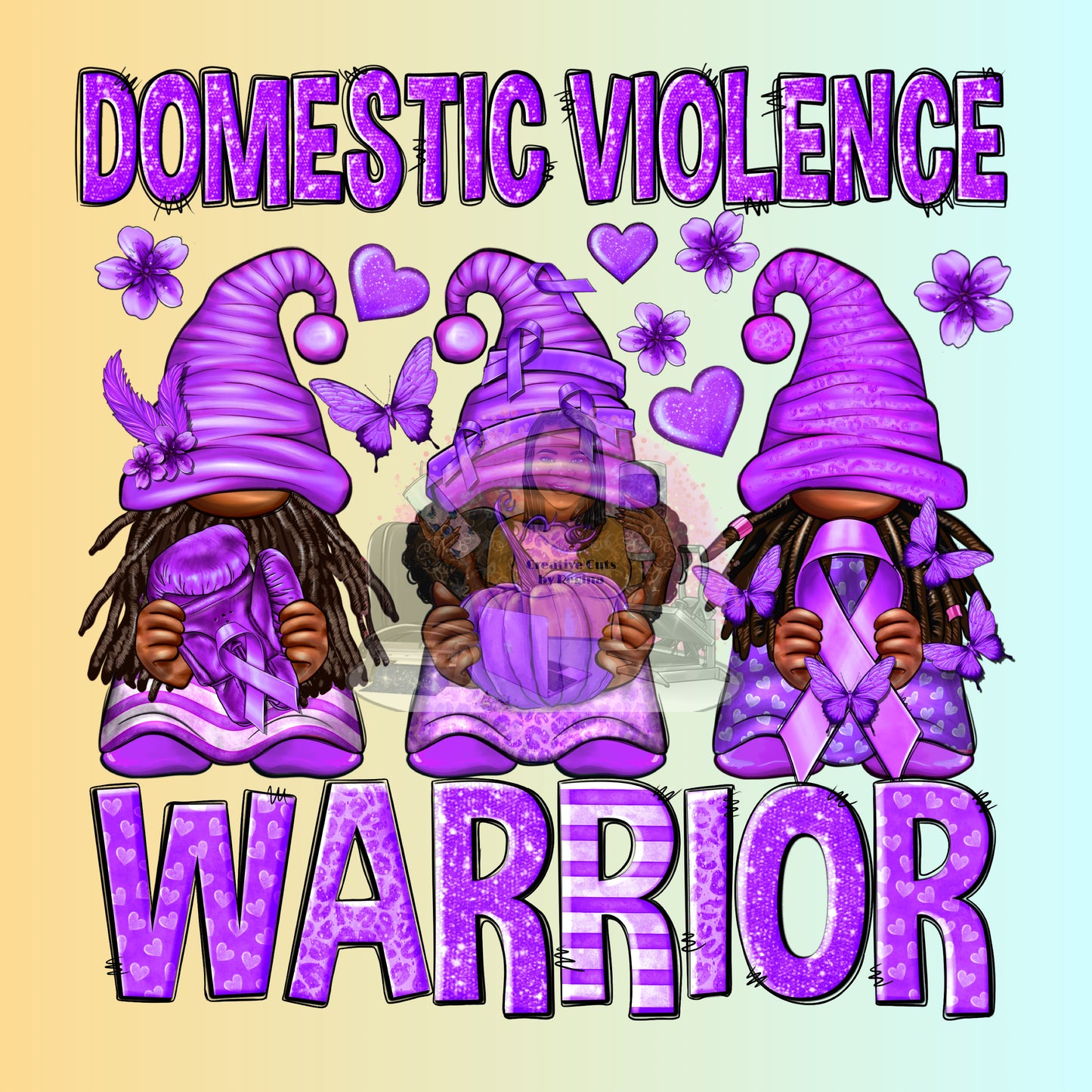 Domestic Violence Warrior Gnomes