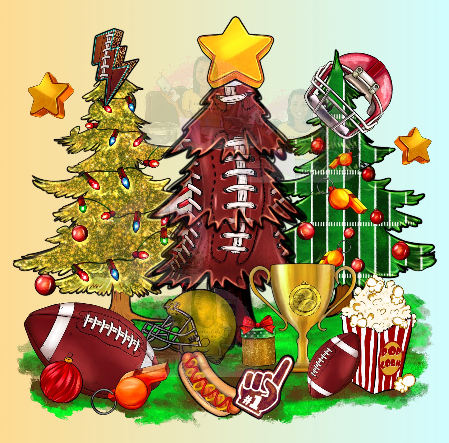 Sports Christmas Tree