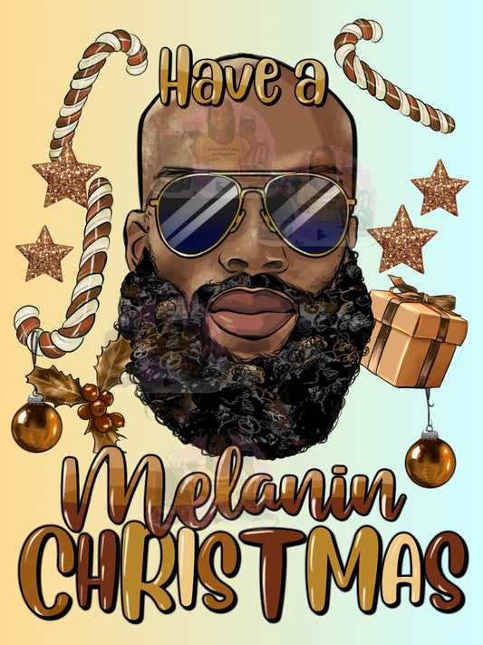 Melanin Christmas Bald