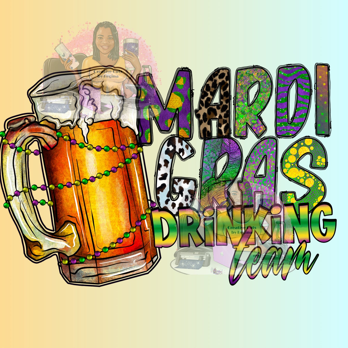 Mardi Gras Drinking Team