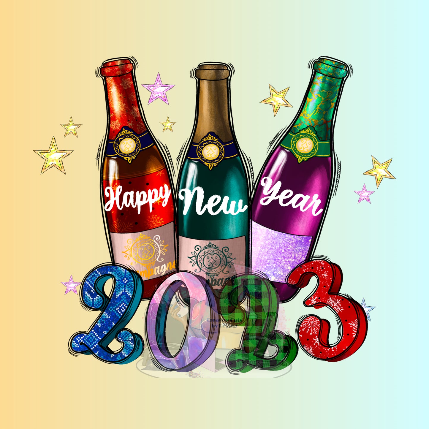 New Year Bottles