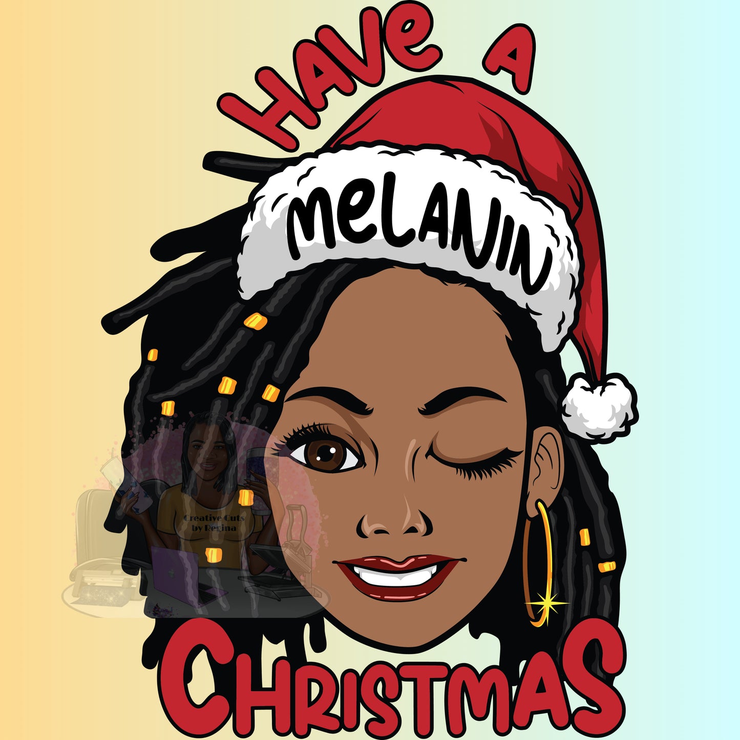 Melanin Christmas_locs