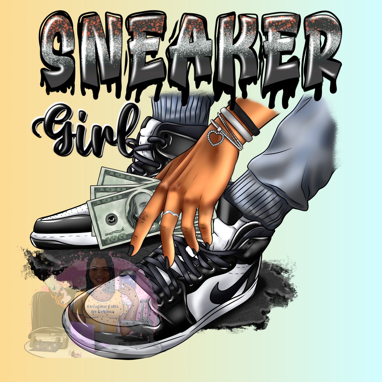 Sneaker Girl_black